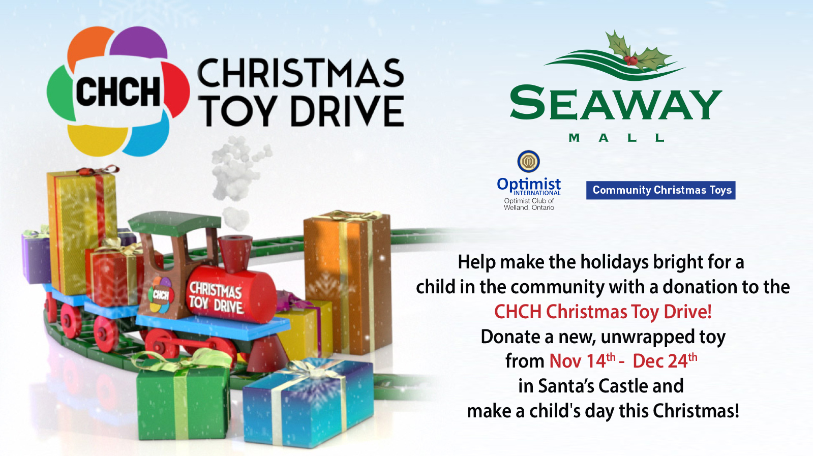 CHCH Christmas Toy Drive is BACK